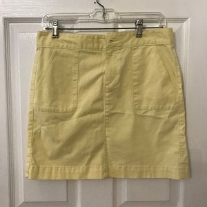 Loft yellow skirt